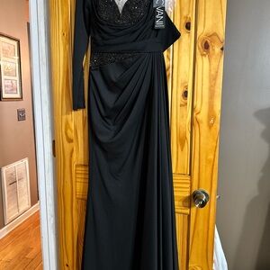 Elegant Black Prom or Homecoming Gown